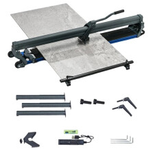 Precision Manual Tile Cutter for Ceramic and Polished Brick - Push Type Cutting Machine with High-Accuracy Workbench