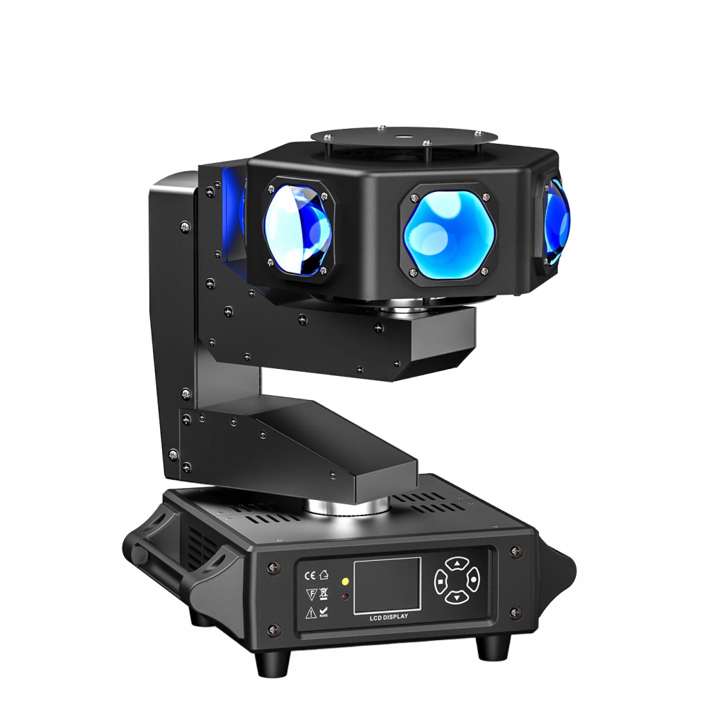 Uking 240W Beam Moving Head Dj With 6 Leds Rgbw, 360Ã Rotating Stage S, Dmx512 Control For Disco, Weddings, Parties, Live Shows, And Bars Light 313084951909