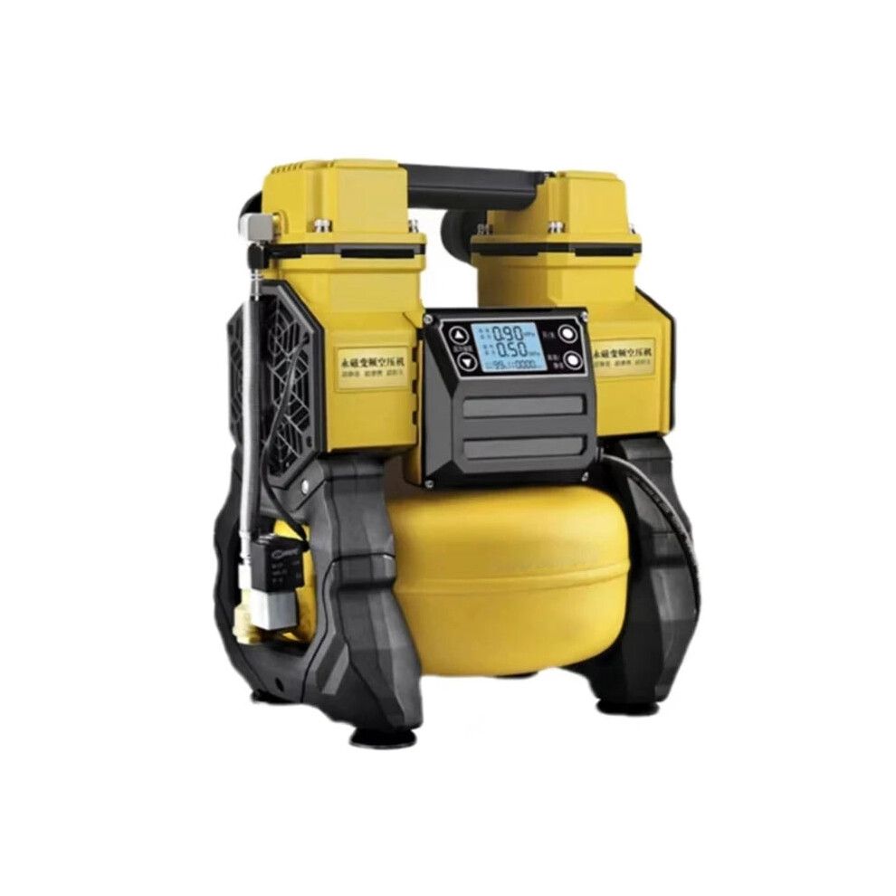 220V Brushless Variable Frequency Air Compressor With Aluminum Tank - High Pressure For Underfloor Heating, Woodworking, And Spraying Applications 313051286270