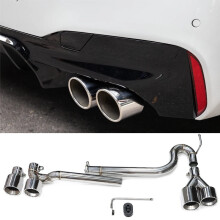 Carbon Fiber Quad Exhaust Tips for BMW F10/F11/G30/G31 - M5 Look Muffler Tailpipe