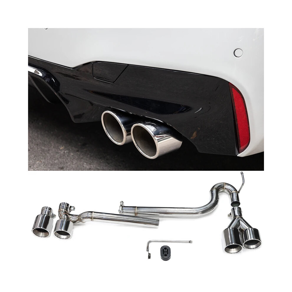 Carbon Fiber Quad Exhaust Tips For Bmw F10/F11/G30/G31 - M5 Look Muffler Tailpipe 313036440451