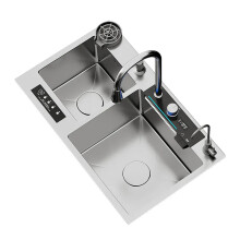 Ultrasonic Cleaning Stainless Steel Kitchen Sink & Vegetable Basin for Versatile Use