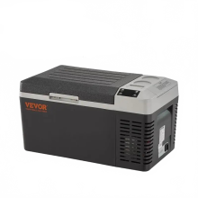 Compact 21QT Portable Car Refrigerator Freezer with Compressor - I for Home, Outdoor, and Travel Use