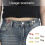 10 Paar Jeans-Knöpfe, Nadeln,-Weiß 4