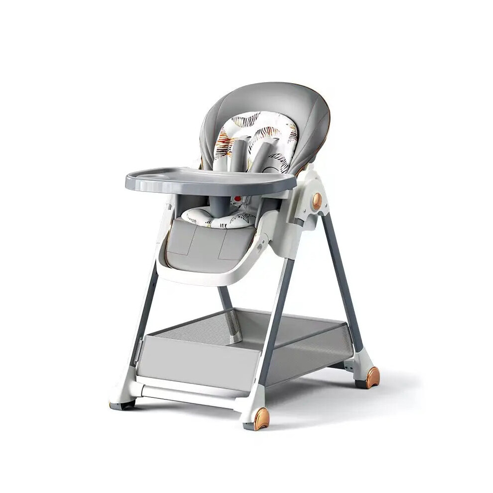 Multifunctional Baby High Chair: Convenient Dining & Feeding Solution with Built-in Toy