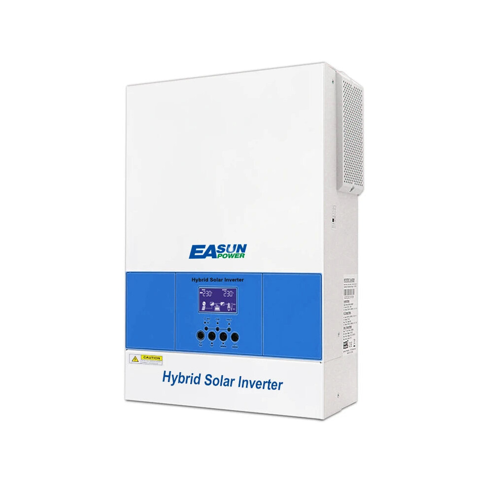 Easun 6200W Solar Inverter With Mppt 120A, 500Vdc Pv Input, 220Vac Output, 48Vdc Battery, 6.2Kw Pure Sine Wave Hybrid, Wifi & Bms Integration 7445006448471