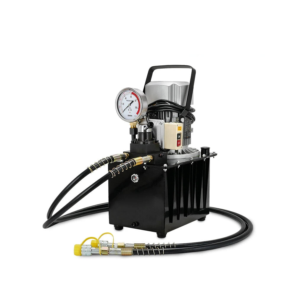 Zcb 700Ab 220V Double Circuit Electric Pump - 0.75Kw Motor Hydraulic Pressure Oil Station, Compatible With Various Hydraulic Tools, 70Mpa 744759677211