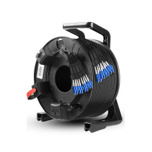 Durable TPU Armored Singlemode Outdoor Optical Cable - Available in 2, 4, 6, 8 Cores with LC/SC Connectors, PCD310 Reel, Protective Cover, High-Quali