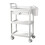 3-Tier Mobile Utility Cart with Easy-Glide Wheels for Efficient Space Management 1