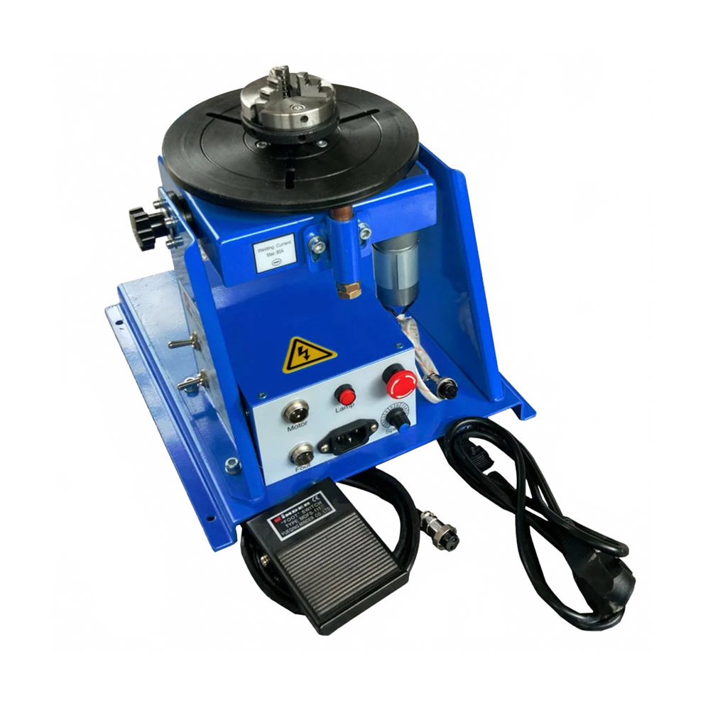 Compact 10Kg Rotary Welding Positioner Turntable - Dual Voltage (220V/110V), Adjustable Speed (2-20 Rpm) 744759483911