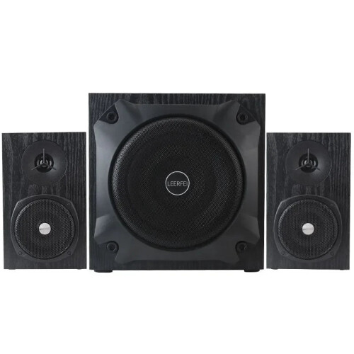 60W High-Power Wooden Subwoofer with Remote Control - Wired & Wireless Bluetooth Desktop Computer Speaker