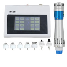 Advanced 300mj Shockwave Therapy Machine with 7 Interchangeable Heads for Body Massage, ED Treatment, and Pain Relief - New Physiotherapy Equipment