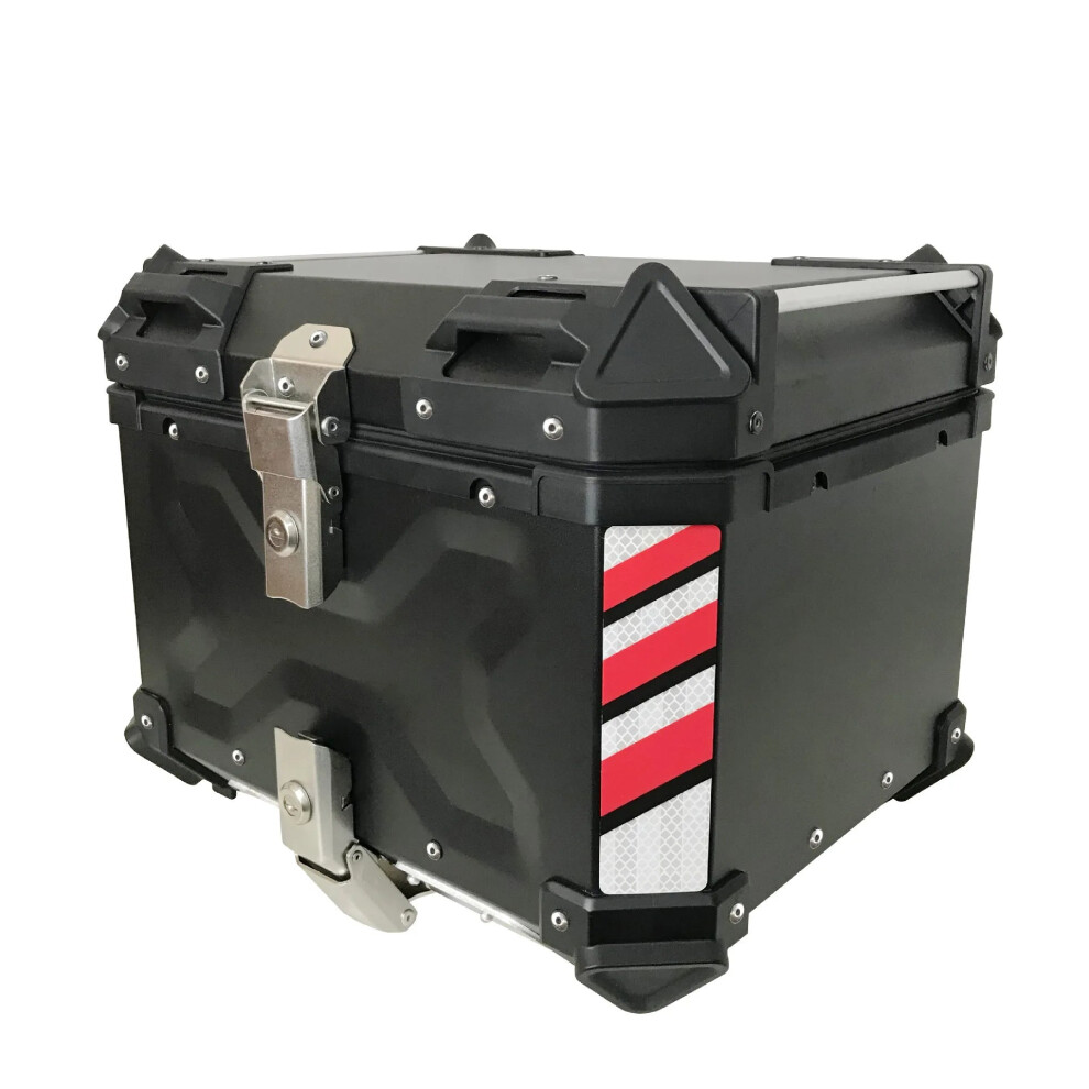 Universal Quick Release Aluminum Motorcycle Trunk - Multiple Sizes (28L To 100L) For Rear Luggage Storage 313038694630