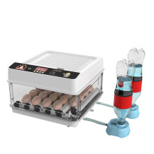 Automatic 64-Egg Incubator & Brooder for Poultry - 220V Quail & Chick Hatcher with Turner