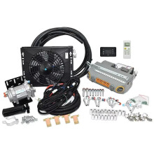 Dual Voltage Electric Car Compressor - 12V/24V AC System for Optimal Climate Control in Trucks & Camping Cars