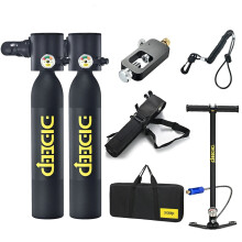 Compact 0.5L Mini Scuba Oxygen Cylinder with Pump - I Reserve Air Tank for Diving & Snorkeling Adventures