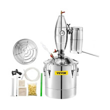 Versatile Alcohol Distiller & Beer Brewing Kit - 20L to 70L Capacity for DIY Wine and Moonshine