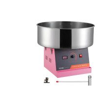 Commercial Electric Cotton Candy Machine with Stainless Steel Bowl & Sugar Scoop