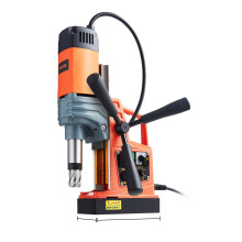 Powerful Dual-Speed Magnetic Drill Press - 1300W/1400W Electric Drilling Machine with 1-Second Quick Release