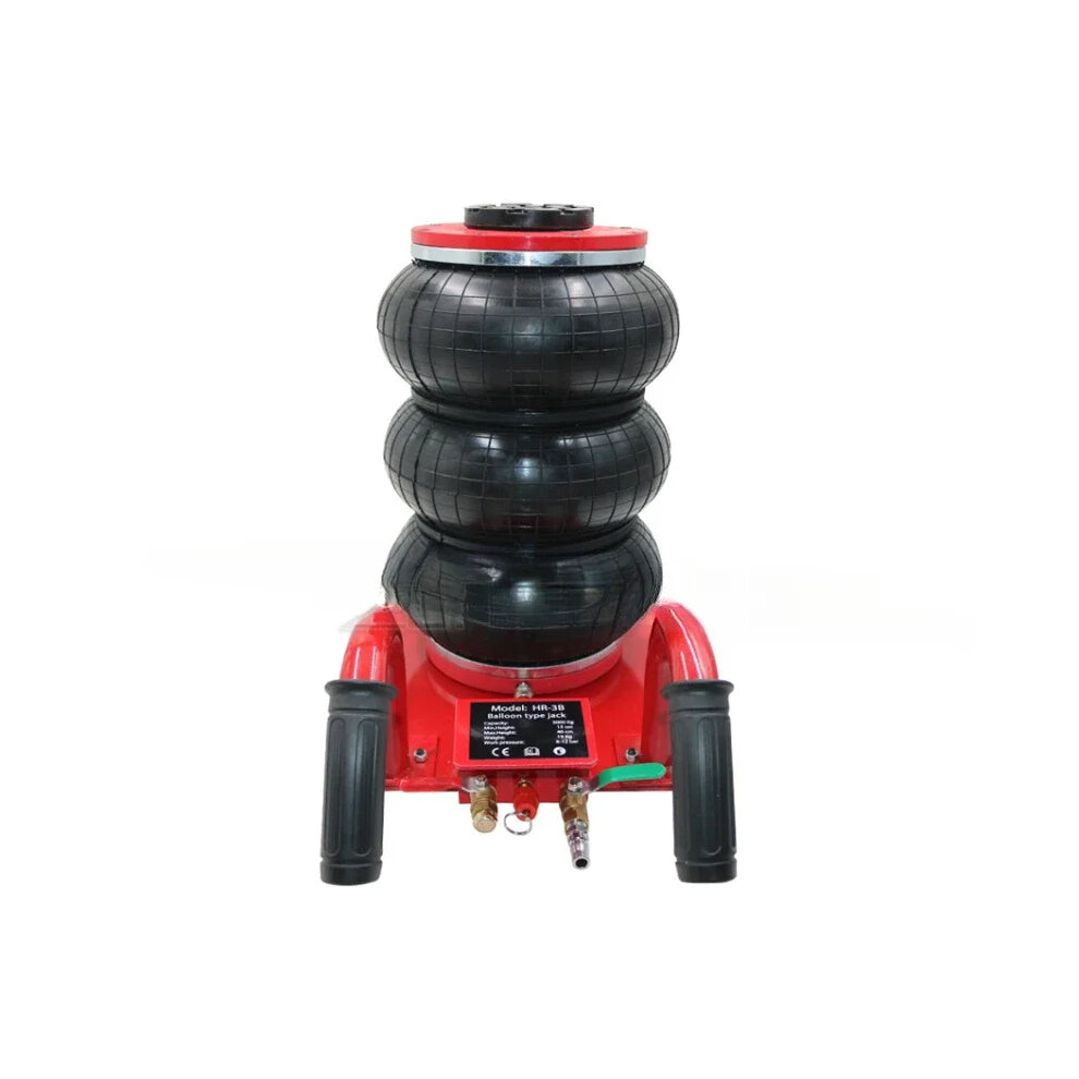 Triple Bag Air Jack - 3 Ton Capacity, Heavy Duty Pneumatic Car Jack For Quick Lifting In Garage Repair 313045912970