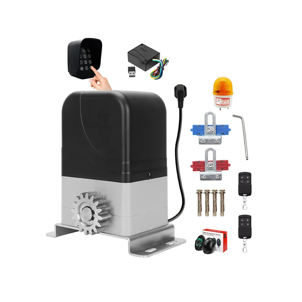 Smart Wifi Electric Sliding Gate Opener With App Control & Automatic Door Closer For Barn & Hanging Slide Gates 313045416416