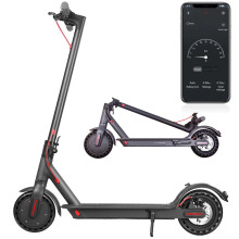 D8 Pro Compact Electric Scooter - 350W, 30km/h, Smart App Integration, Shock Absorption, Anti-Skid, Foldable Design for Adults