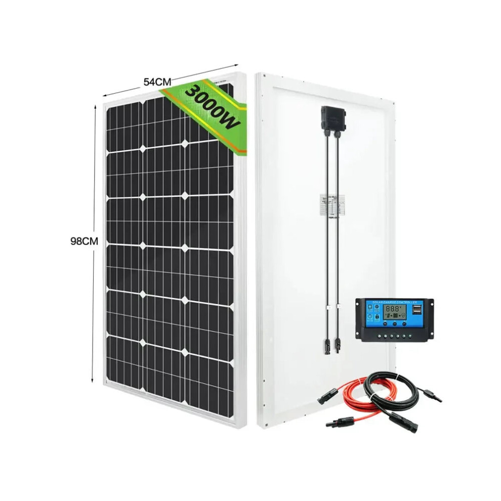 High-Efficiency 3000W Monocrystalline Solar Panel Charger For Rvs, Marine, Rooftops, Farms, And Outdoor Camping 313106473426