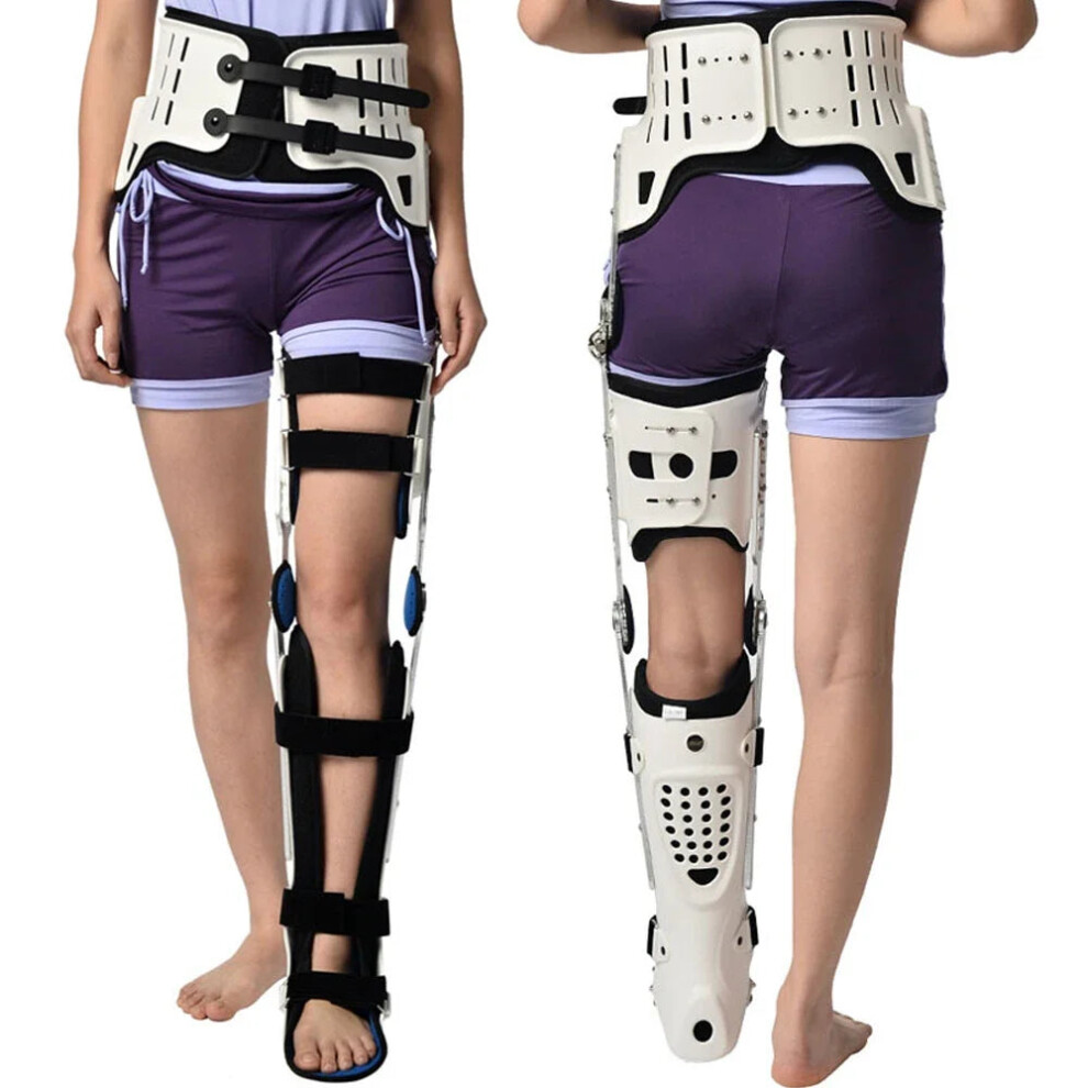 Orthopedic Hip-Knee-Ankle-Foot Brace for Lower Limb Support & Paralysis Recovery