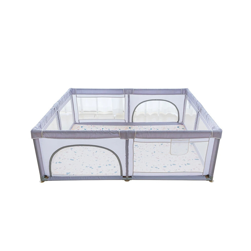 Vibrant Large Portable Baby Playpen - Multicolored Infant Play Space