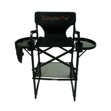 Premium Aluminum Alloy Folding Canvas Chair with Anti-Dumping Foot Pads â“ I for Leisure, Beach, and Makeup Use