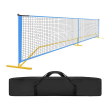 22-Foot Portable Pickleball & Badminton Net with Durable Metal Frame for Indoor Use