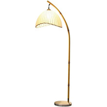 Retro Zen Bamboo Floor Lamp - Chinese Atmosphere Lighting for Living Room, Study, or Bedside