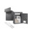 Heavy Duty Steel Through-the-Wall Mailbox with Secure Combination Lock 1