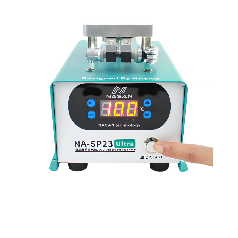 Nasan Supa Lite Lcd Laminating Machine For Flat & Curved Screen Repair - Air Bag Lamination, B2 Bubble Remover, Sp23u Separator 726084993822