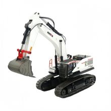 Huina 1594 22-Channel Alloy Remote Control Excavator - Large Electric Engineering Toy for Kids