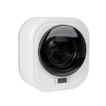 Compact Wall-Mounted Mini Drum Washing Machine - 3kg Capacity for Kids & Pet Laundry