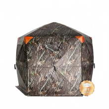 Ultimate 288Â See-Through Ground Blind for 6-7 Hunters with Carrying Bag - Perfect for Turkey & Deer Hunting, 17.68 lbs
