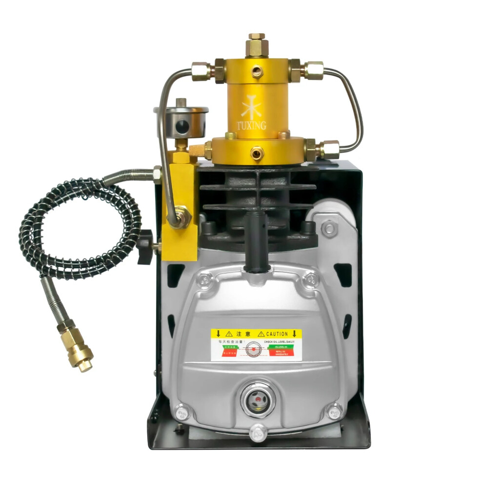 Txes022 4500Psi High-Pressure Pcp Air Compressor With Auto Stop For Air Rifles & Scuba Diving 313052393335