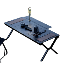 Ultralight Multifunctional Aluminum Camping Table - Portable Folding Picnic & Tactical Desk