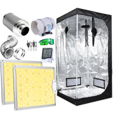Dimmable Quantum LED Grow Board Kit with Multi-Size Plant Tent & Carbon Filter for Hydroponic Greenhouse
