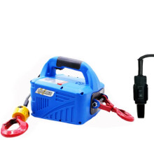 Heavy-Duty Portable Electric Winch with Steel Wire Rope - 200kg to 500kg Capacity, 7m to 19m Reach, I for Lifting and Towing