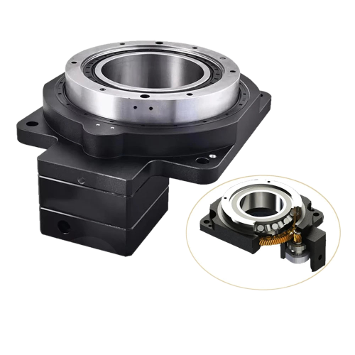 High Precision 200mm Hollow Rotating Platform: 360Â Electric Circular Cutting Compass, I DD Motor Cam Divider Replacement