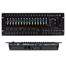 192 Channel DMX Controller with RGB/RGBW Effects and LED Display for Stage Lighting