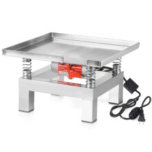 Compact trilplatform van roestvrij staal - 50x50 cm mini triltafel voor beton, geschikt voor testblokken