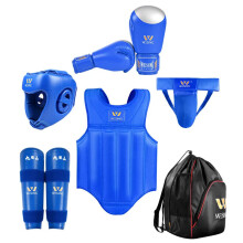 Ultimate 6-Piece Kickboxing & Sanda Protective Gear Set - Chest, Head, & More