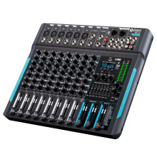 IKGE DP10 DJ Controller: 10-Channel Audio Mixer with 99 DSP Reverb, Bluetooth 5.0 & Professional Recording Features