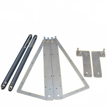 Space-Saving DIY Murphy Wall Bed Kit with Hydraulic Hinges for 0.9-2m Beds