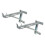 Sturdy 2pcs Short Body Ladder Jack for Job Site Scaffold Bracket 1