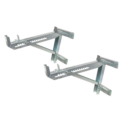 Sturdy 2pcs Short Body Ladder Jack for Job Site Scaffold Bracket