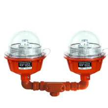 Dual LED Aviation Obstacle Light with ICAO & FAA Compliance for Towers